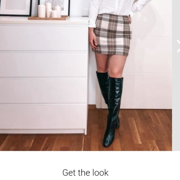 H&M mini wool skirt Size 4 - Picture 7 of 9